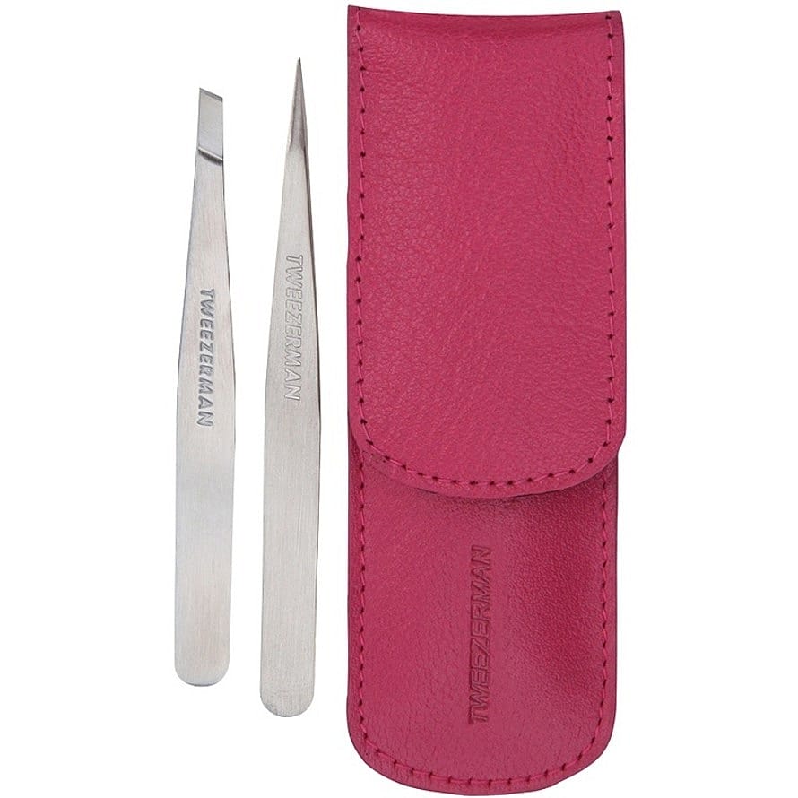 Tweezerman Petite Tweeze Set With Pink Case