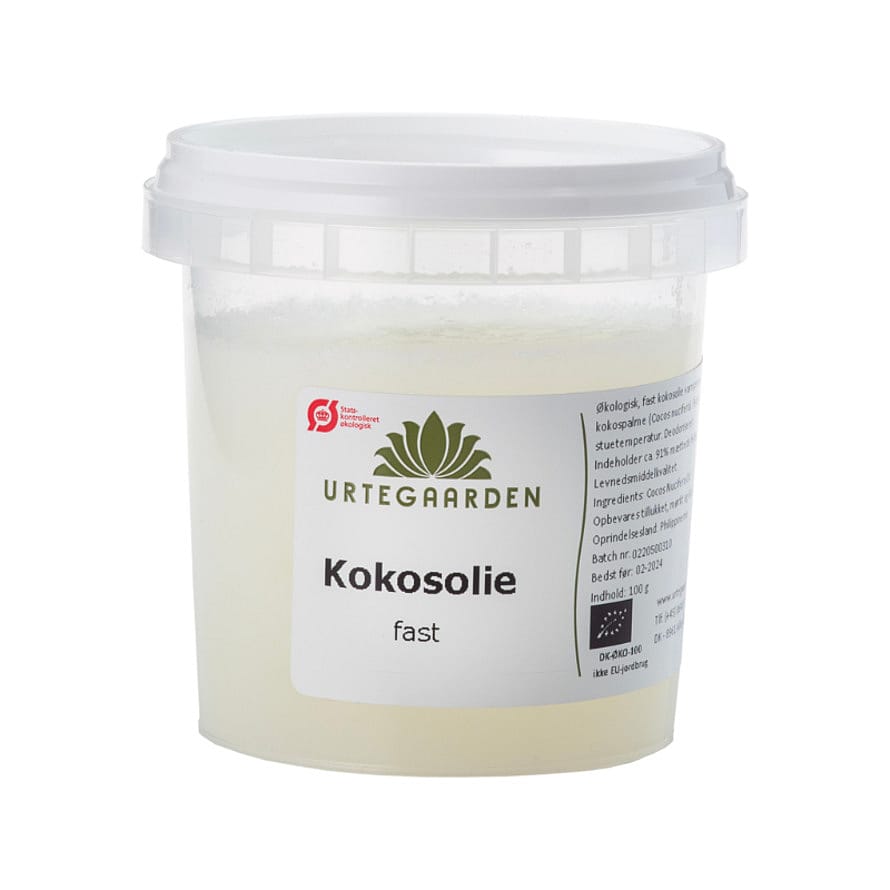 Urtegaarden Fast Kokosolie Ø 100 g