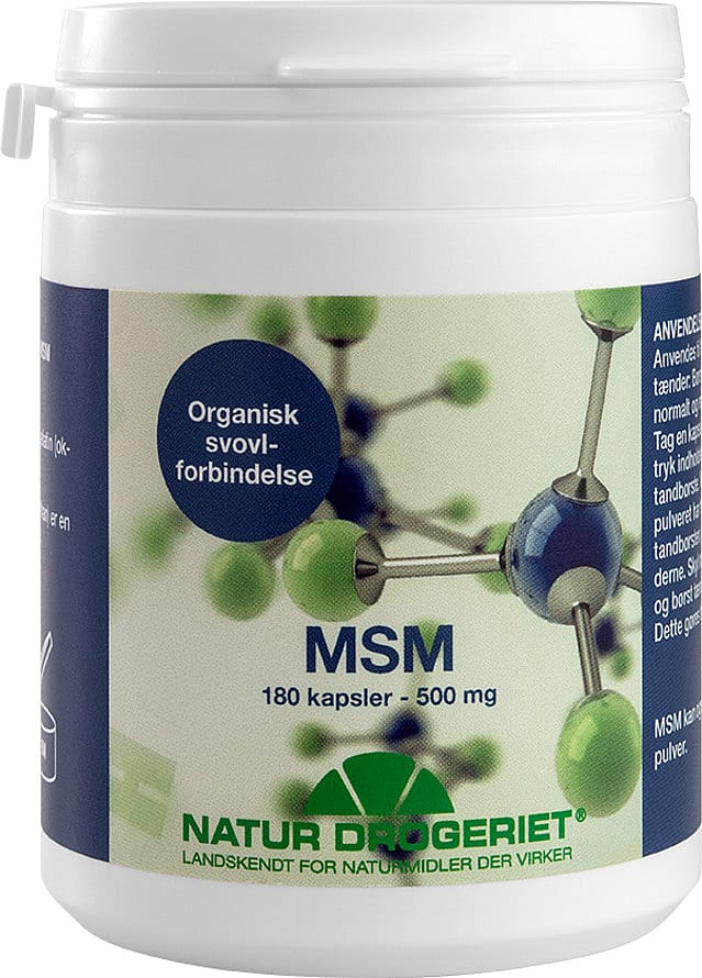Natur Drogeriet MSM Kapsler 500 mg 180 kaps.