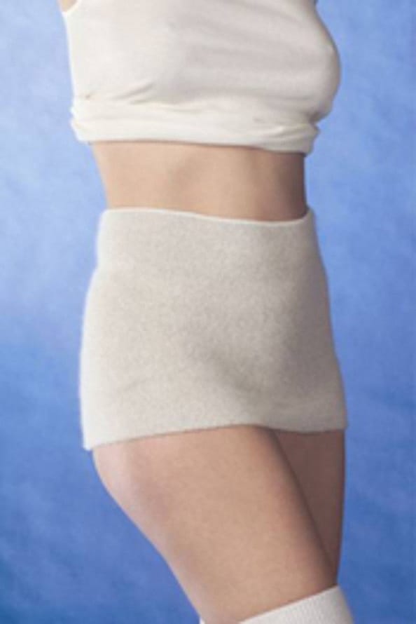 Peters Angora Rygvarmer Beige M