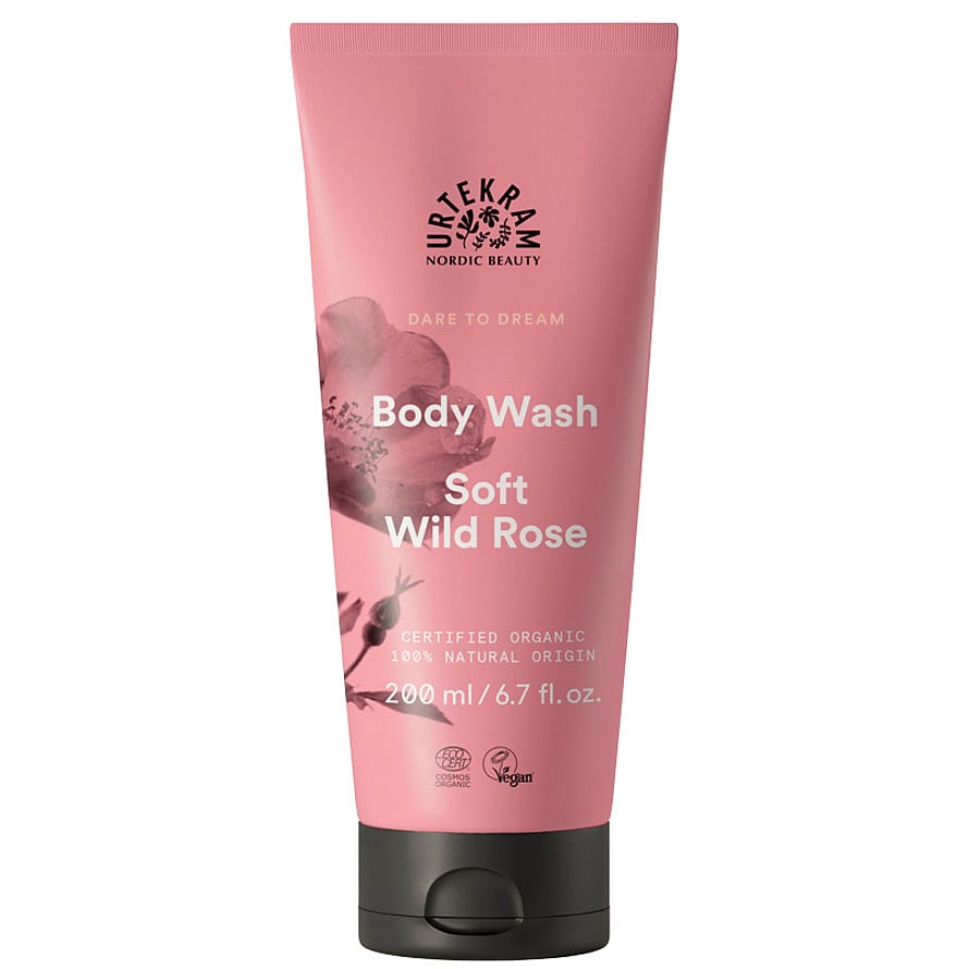 Urtekram Body Wash Soft Wild Rose 200 ml