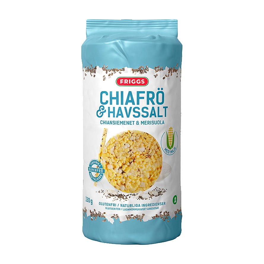 Friggs Chiafrø og Havsalt 130 g
