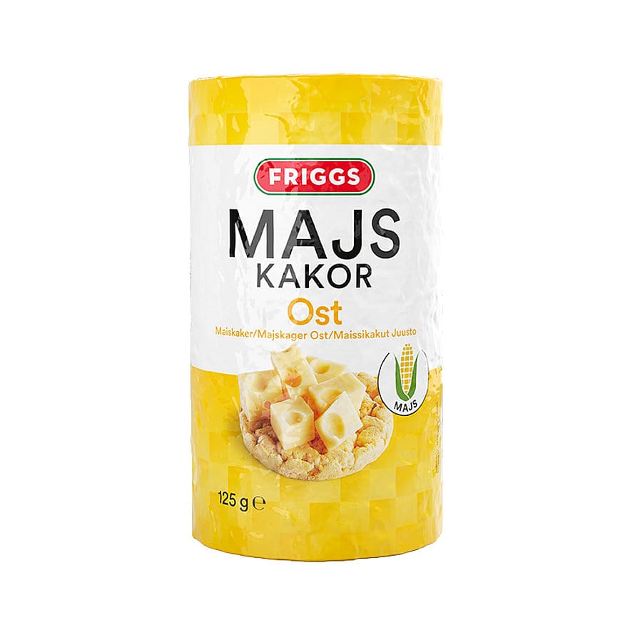 Friggs Majskakor Ost 125 g