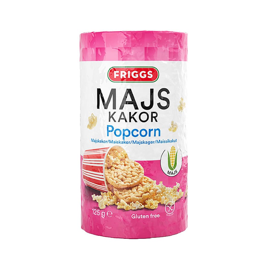 Friggs Majskakor Popcorn 125 g