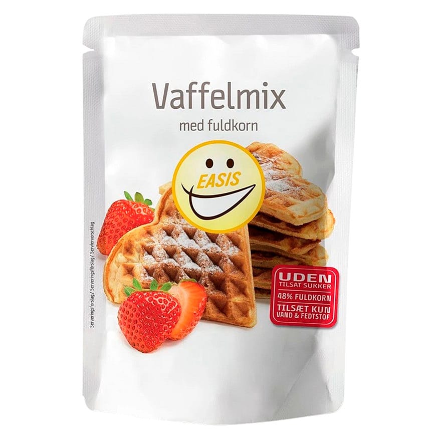 EASIS Vaffelmix Med Fuldkorn 300 g