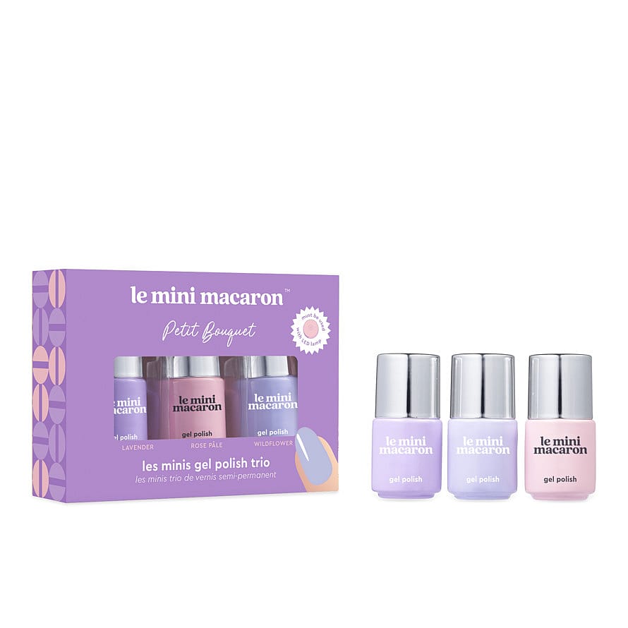 Le mini macaron Les Minis Gel Polish Set Petit Bouquet