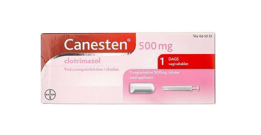 Canesten Vaginaltabletter  500 mg 1 stk.