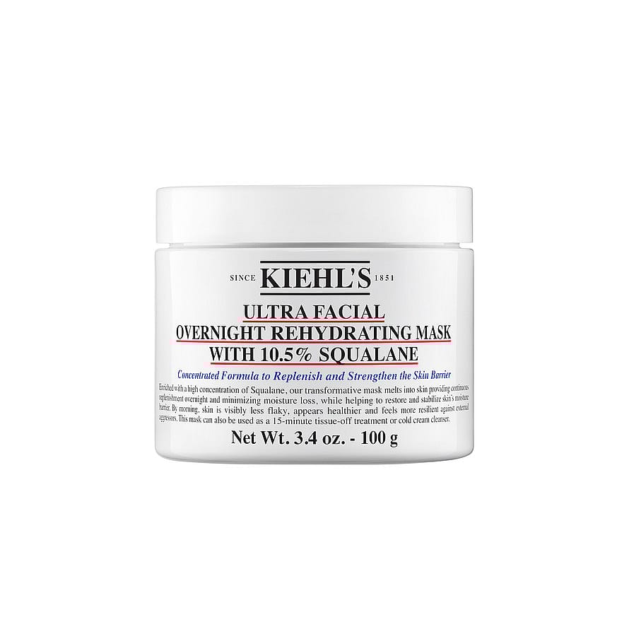 Kiehl’s Ultra Facial Overnight Rehydrating Mask with 10.5% Squalane 100 ml