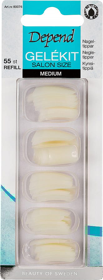 Depend Refill Nail Tips Medium Square
