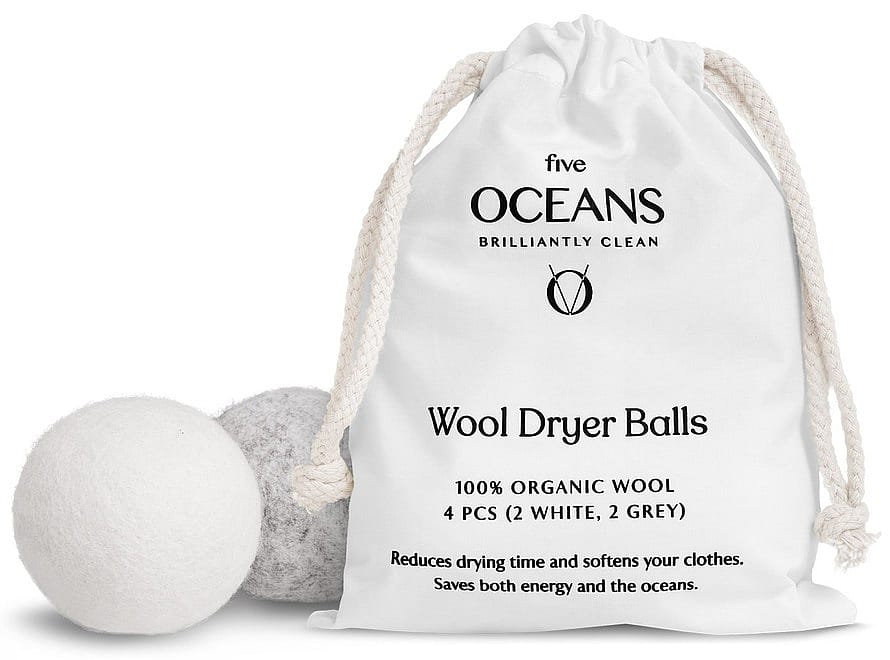 Five Oceans Wool Dryer Balls 4 stk