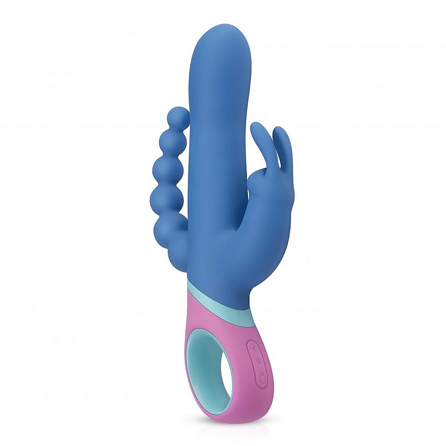 PMV20 Deluxe Triple Fun Opladelig Rabbit Vibrator PMV20