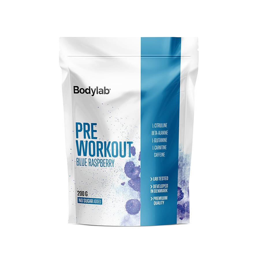 Bodylab Preworkout Blue Raspberry 200 g