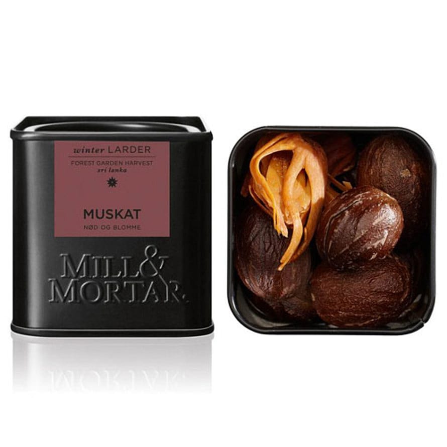 Mill & Mortar Muskatnød Og Blomme Hel Ø 45 g