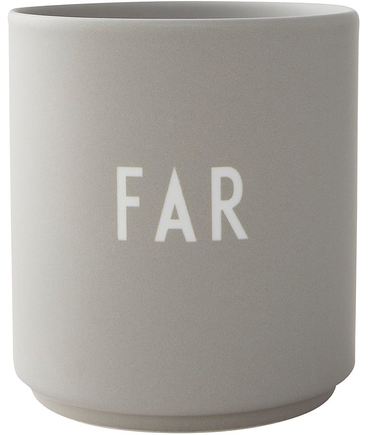 Design Letters Favourite Kop Cool Grå - Far