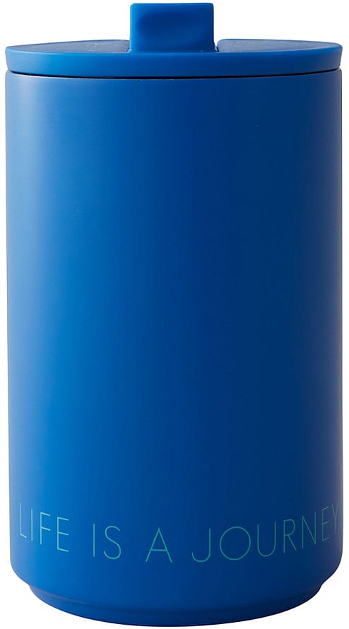 Design Letters Termokop Rustfrit Stål Koboltblå