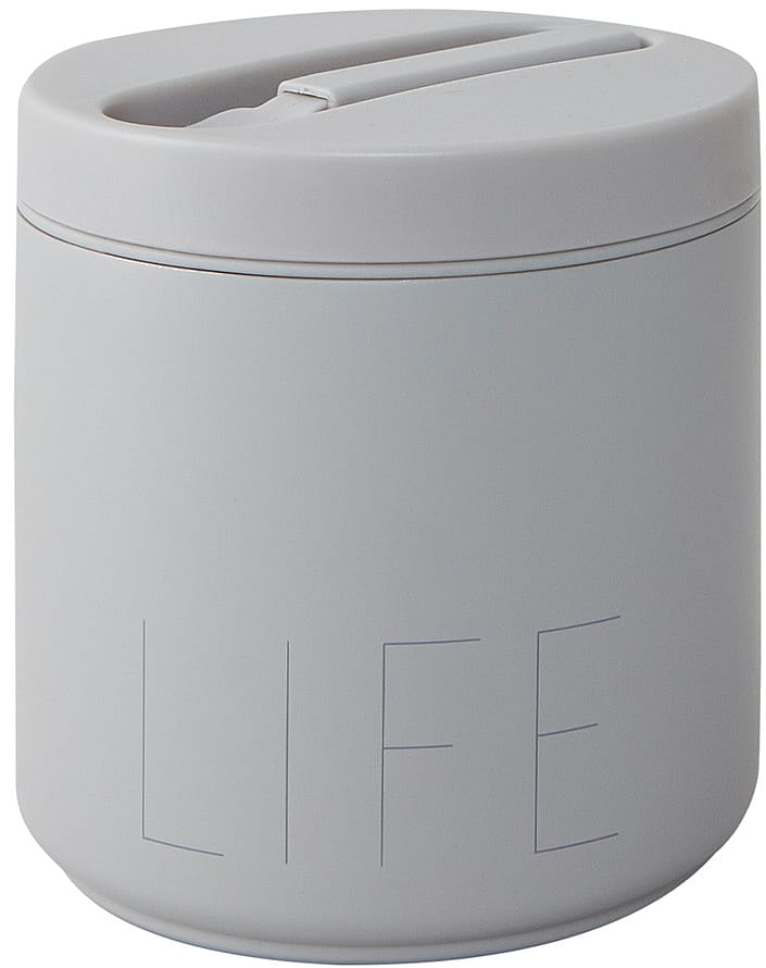 Design Letters To-go Termomadkasse 530 ml - Cool Grå