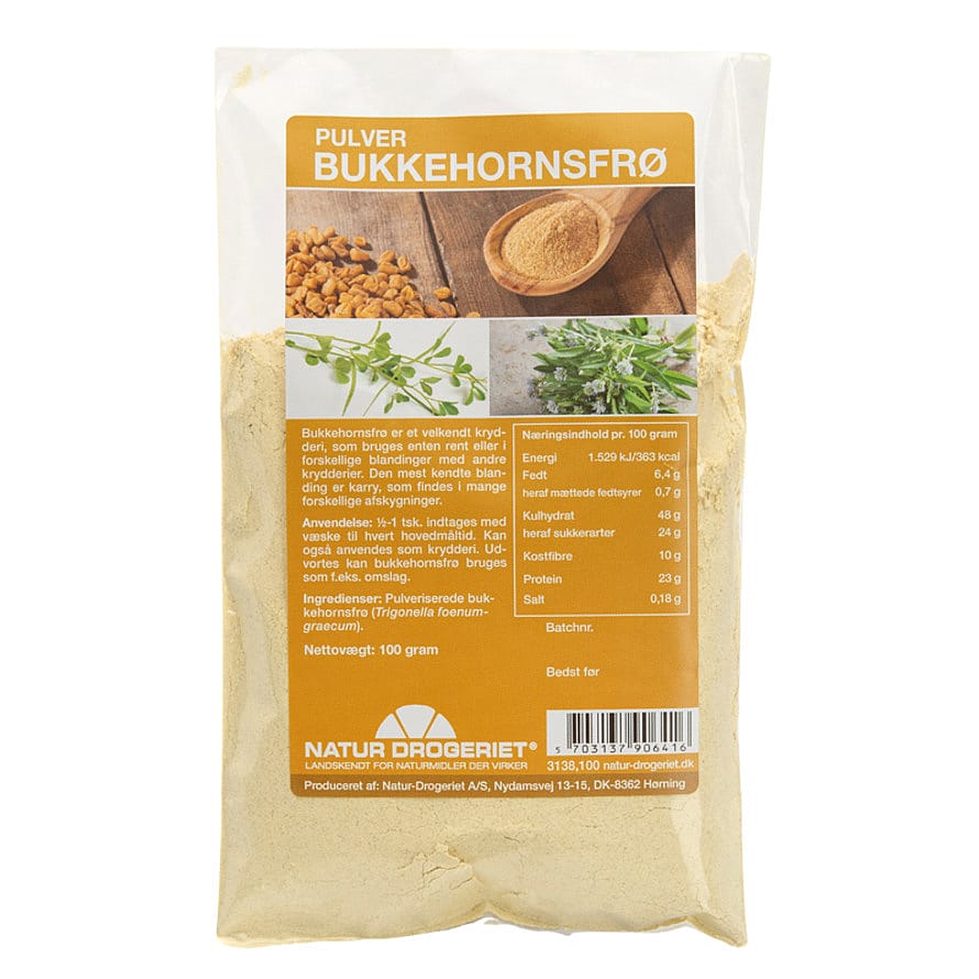 Natur Drogeriet Bukkehornsfrø pulver 100 g
