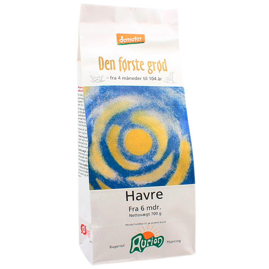 Aurion Den Første Grød Havre glutenfri Ø 700 g