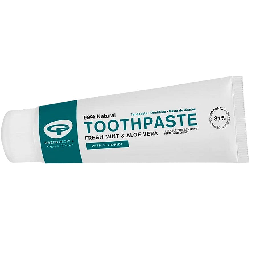 Green People Fresh Mint & Aloe Vera Toothpaste With Fluoride 75 ml