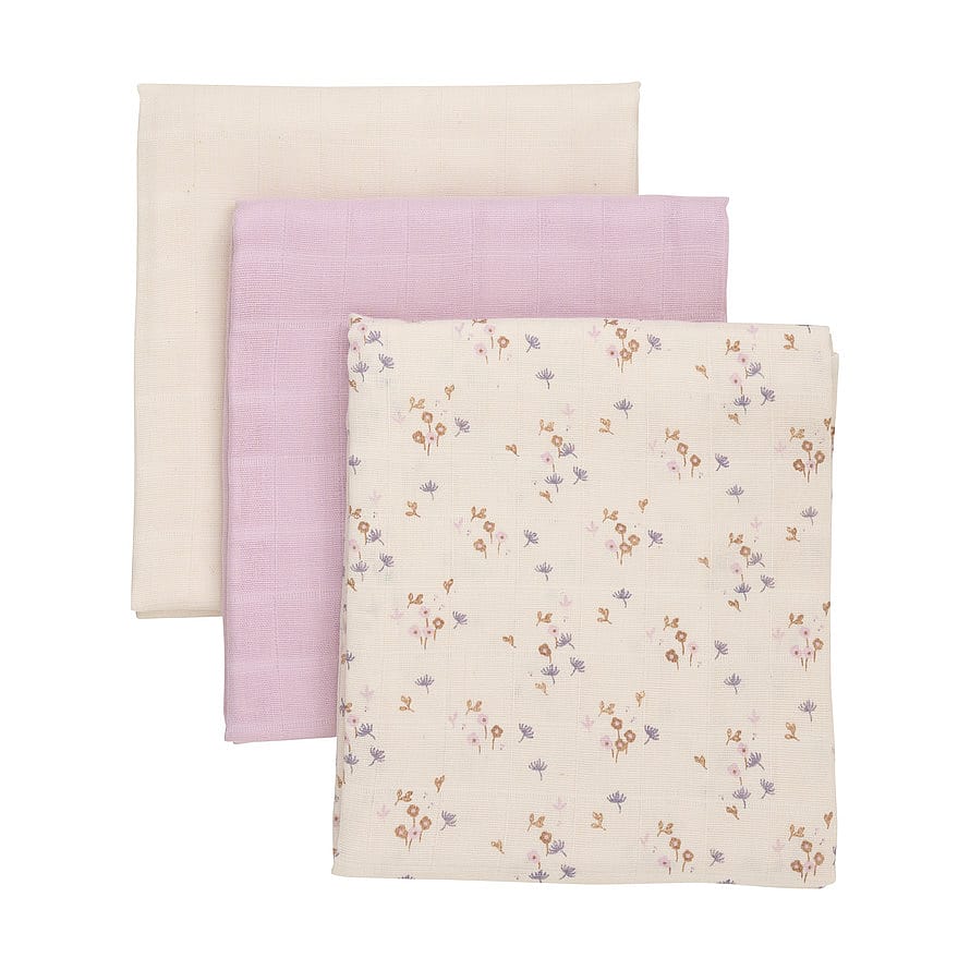 Pippi Stofble Muslin Cloth 3-pak Burnished Lilac