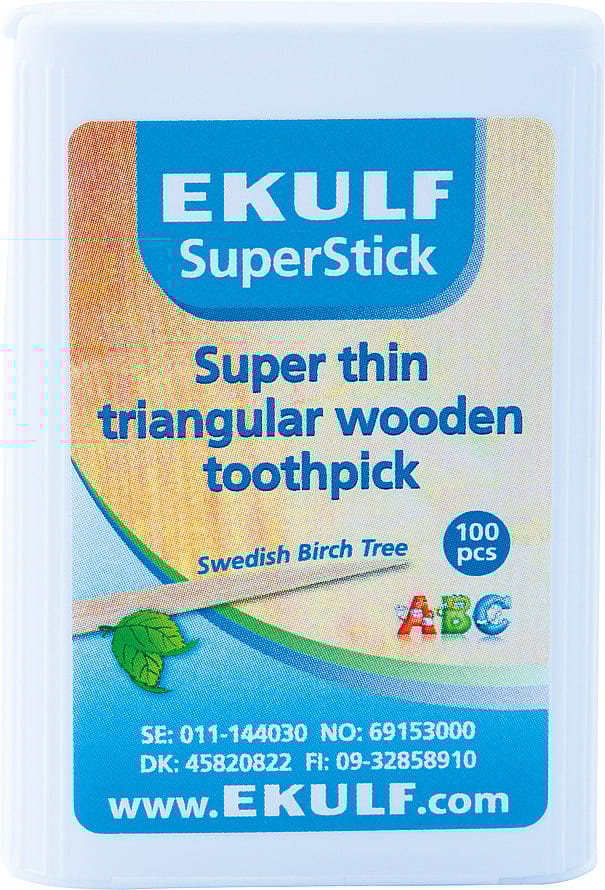 Ekulf Tandstikker 100 stk