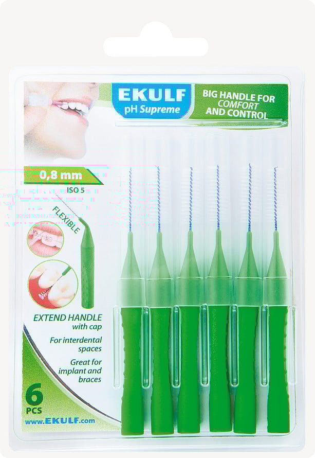 Ekulf Mellemrumsbørste Grøn