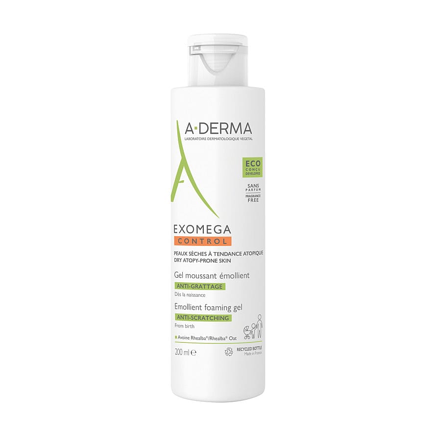 A-DERMA Exomega Control Anti-Scratching Foaming Gel 200 ml