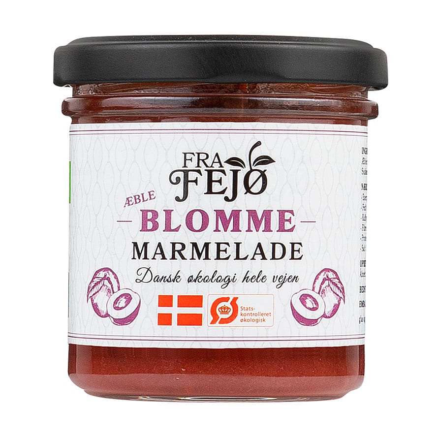 Fra Fejø Marmelade m. Blomme/Æble Ø 150 g