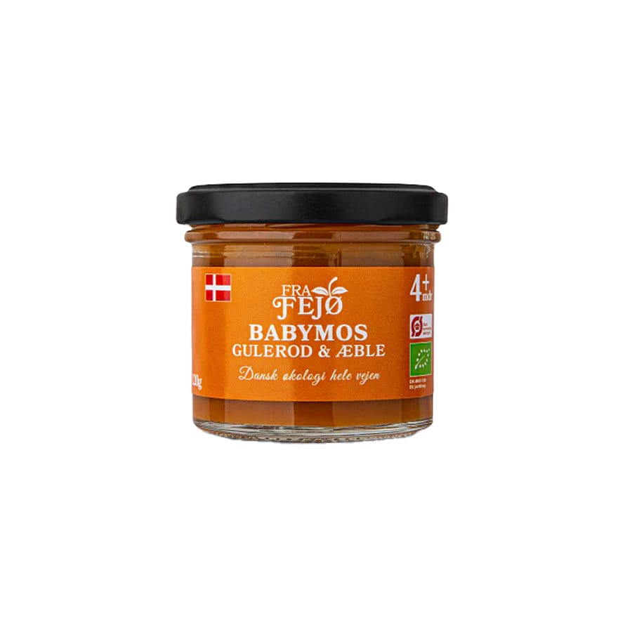 Fra Fejø Babymos Gulerod/Æble Ø 120 g