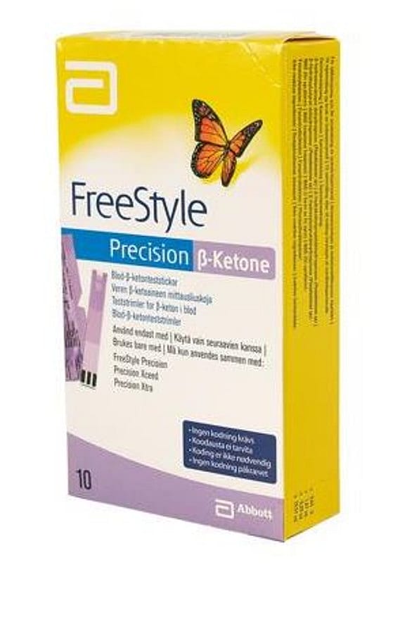 FreeStyle Precision Keton Teststrimler 10 stk