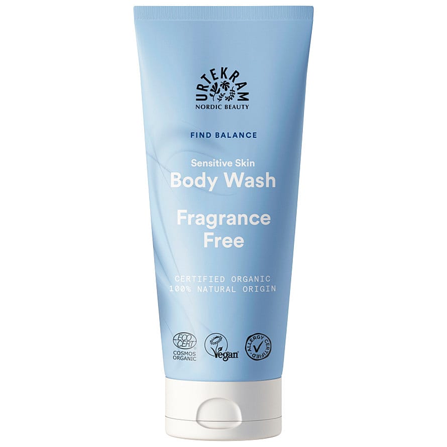 Urtekram Find Balance Sensitive Skin Body Wash Fragrance free øko 200 ml