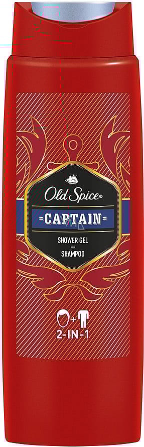 Old Spice Captain Shower & Shampoo 250 ml
