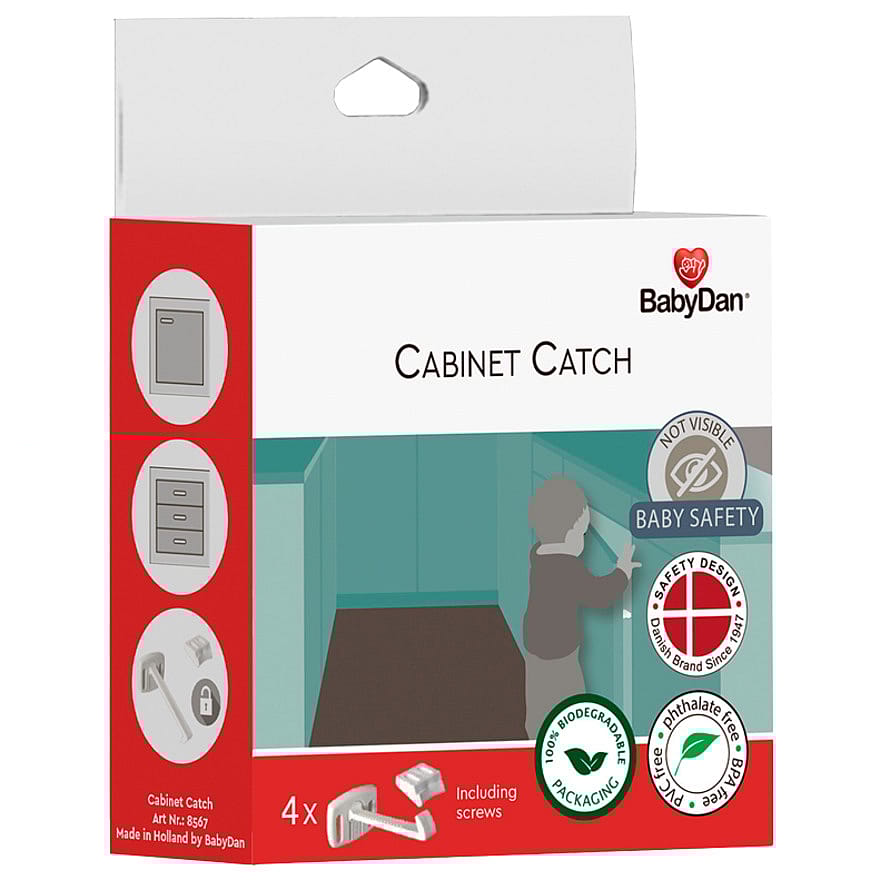 BabyDan Cabinet Catch 4 stk.