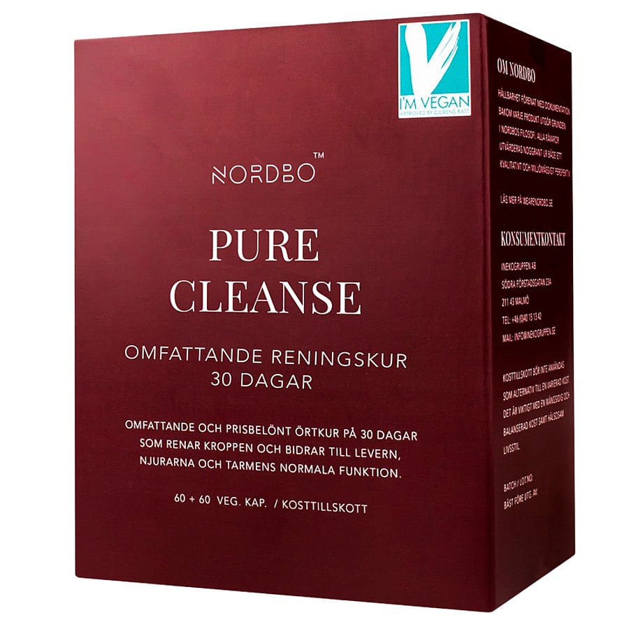 Nordbo Pure Cleanse Vegansk 2x60 kaps.