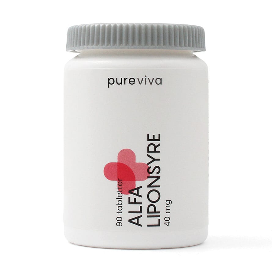 Pureviva Alfa-liponsyre 90 tabl.