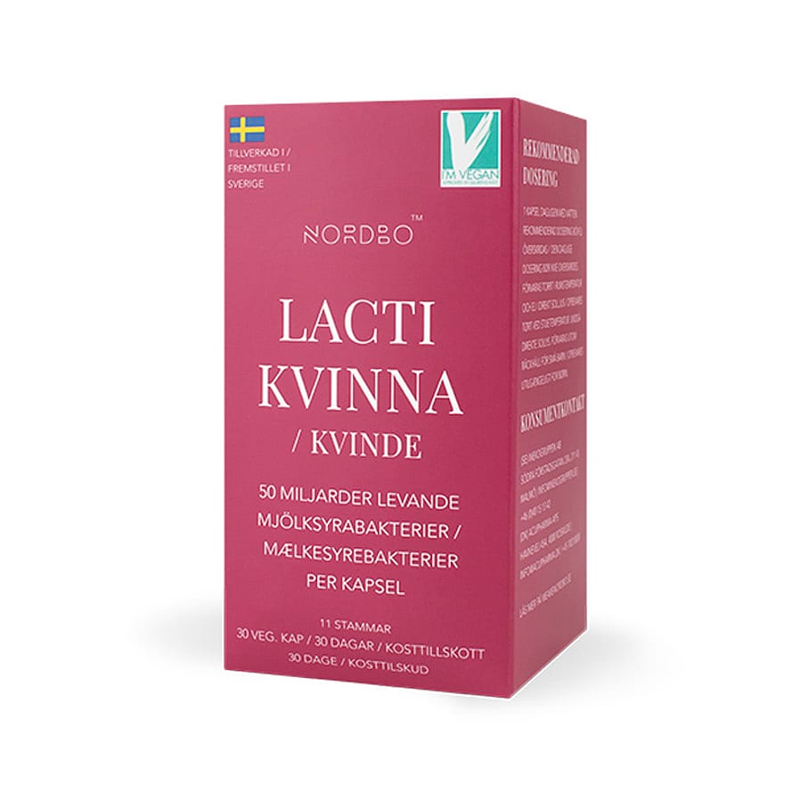 Nordbo Lacti Kvinde 30 kaps.