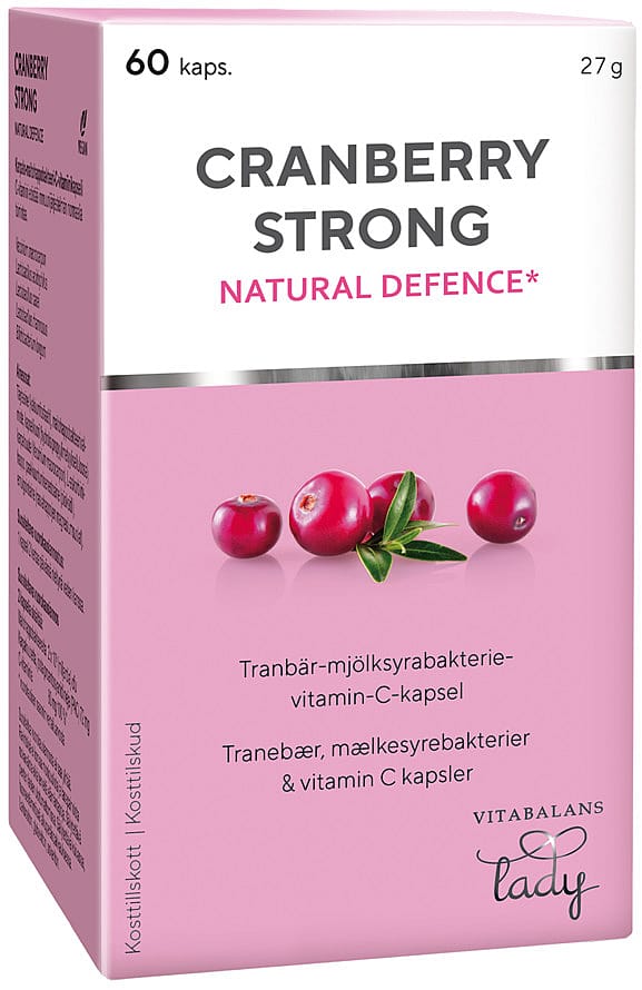 Vitabalans Oy Cranberry Strong 60 stk