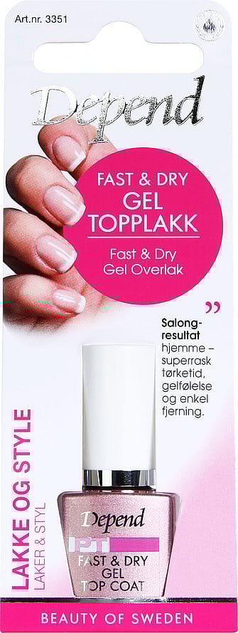 Depend Fast & Dry Gel Top Coat 8 ml