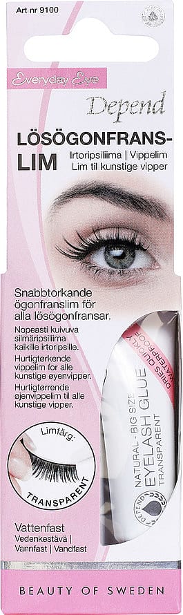 Depend Lim til Falske Øjenvipper Transparent