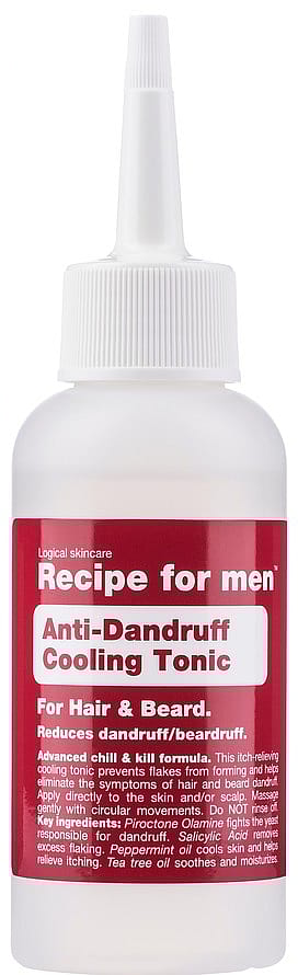 Recipe For Men Anti-Dandruff cooling Tonic Hair & Beard 100 ml