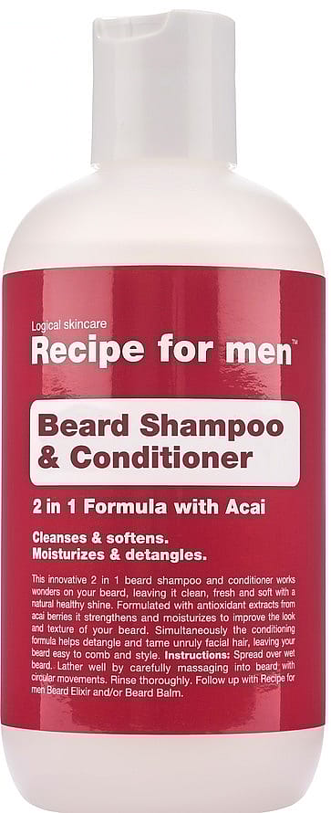 Recipe For Men Beard Shampoo & Conditioner 250 ml