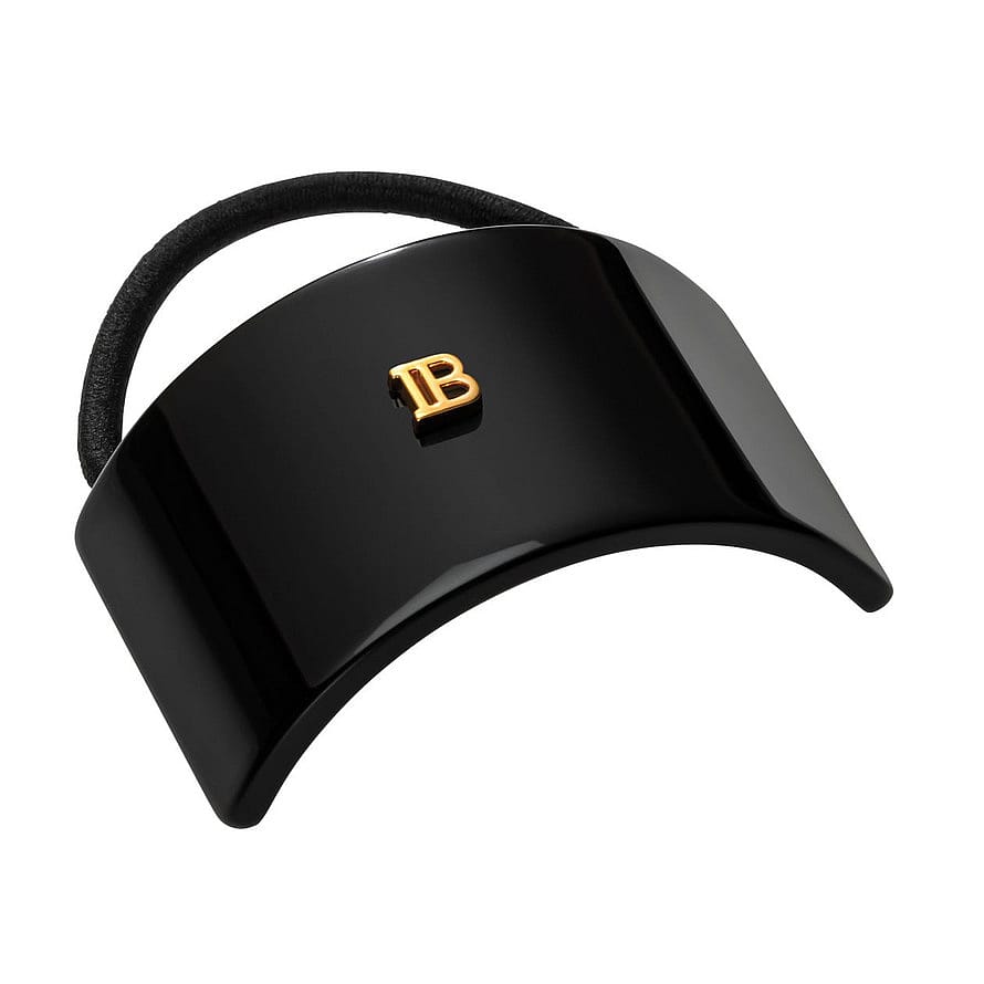 BALMAIN PARIS Hair Couture Cellulose Acetate Elastique Pour Cheveux Black