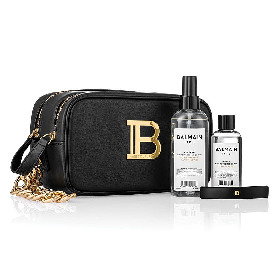 BALMAIN PARIS Hair Couture Signature Bag Leave in & Argan Elixir Sæt