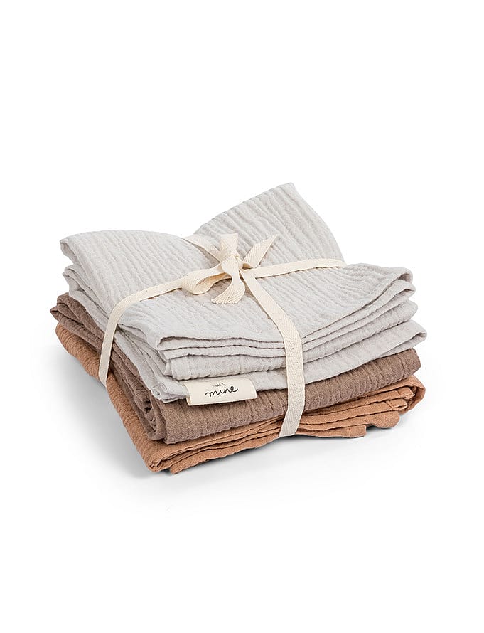 that's mine Stofbleer 3-pak Beige Brown Golden Mist