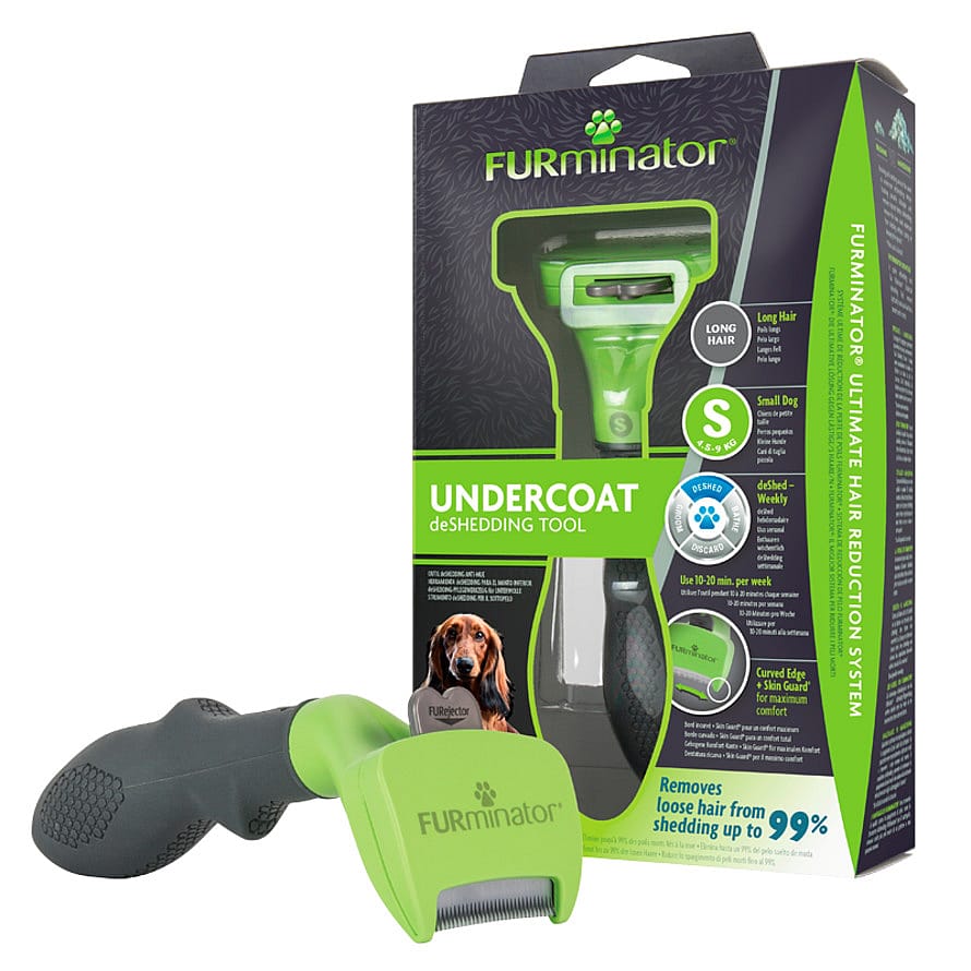 FURminator Deshedding Børste Til Små Hunde Langt Pels