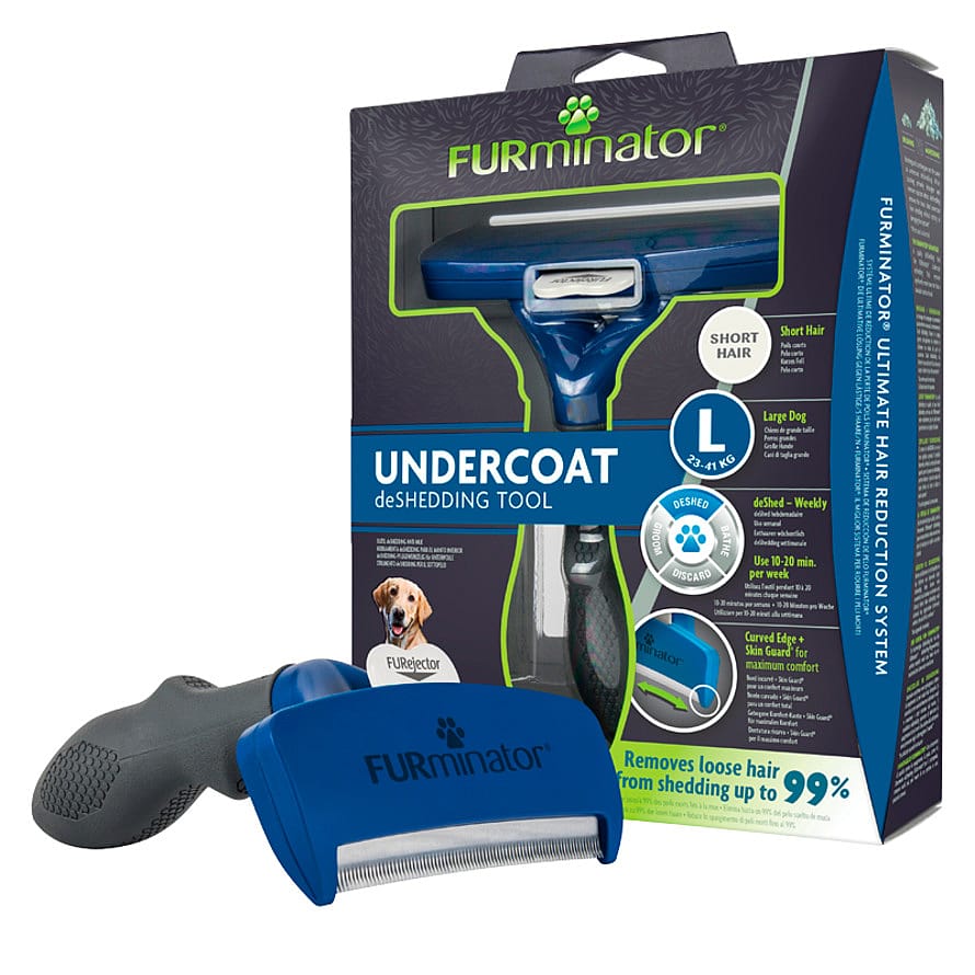 FURminator Deshedding Børste Til Store Hunde Kort Pels