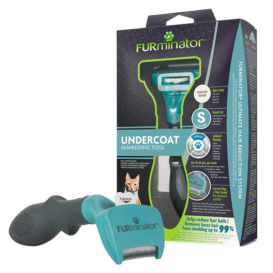 FURminator Deshedding Børste Til Små Katte Kort Pels