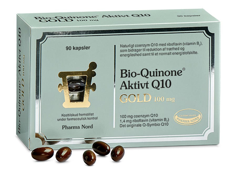 Pharma Nord Bio-Quinone Aktivt Q10 Gold 100 mg 90 kaps.