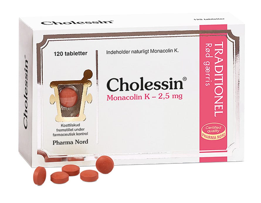 Pharma Nord Cholessin Rød Gærris 120 tabl.