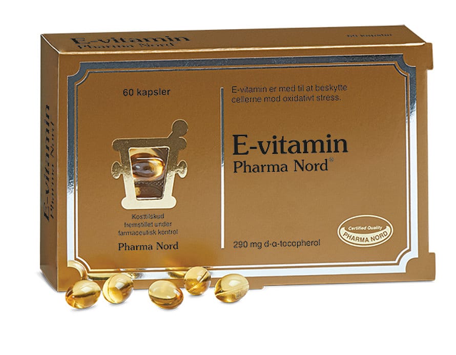 Pharma Nord Bio E-vitamin 290 mg 60 kaps.